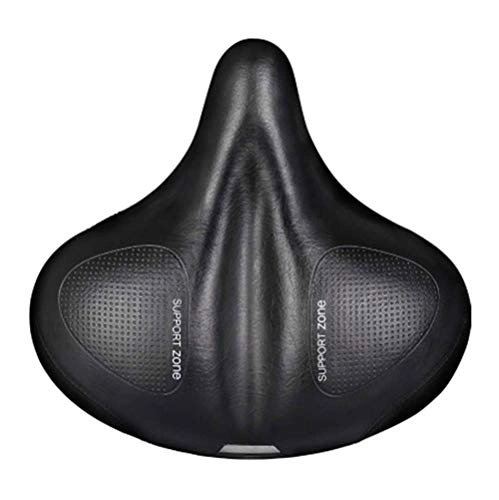 Mountain Bike Seat : SMSOM Bicycle Seat, Most Comfortable Bike Seat Replacement with Dual Shock Absorbing Ball Wide Bike Seat Memory Foam Bicycle Gel Seat