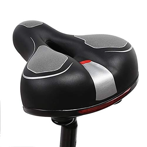 Mountain Bike Seat : Soapow Mountain Road Bike Soft Seat Hollow Comfortable Shockproof Bicycle Saddle Replacement