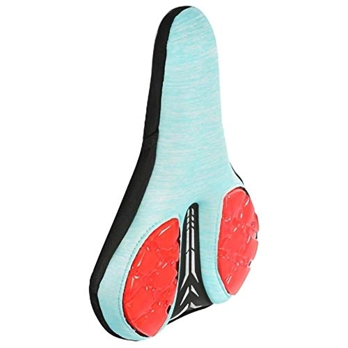 Mountain Bike Seat : Soft Bike Saddles Bicycle Seat Cushion Silicone Seat Cushion Mountain Bike Silicone Soft Seat Cushion Bicycle Equipment Riding Accessories (Color : Red)