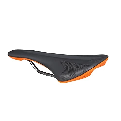 Mountain Bike Seat : Spank Spike 160 Unisex Adult Mountain Bike Saddle Black / Orange 263 x 140 mm