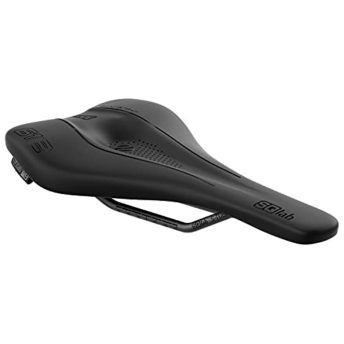 Mountain Bike Seat : SQlab Unisex - Adult 612 Ergowave Active 2.1 Road & MTB Race Bicycle Saddle, Black, 16 cm