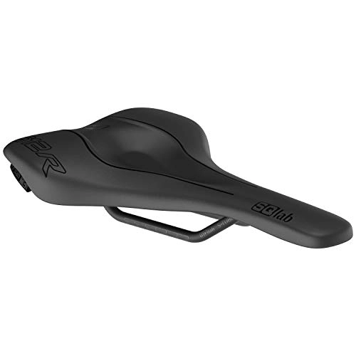 Mountain Bike Seat : SQlab Unisex – Adult's 612 Ergowave R Bicycle Saddle, Black, 14 cm