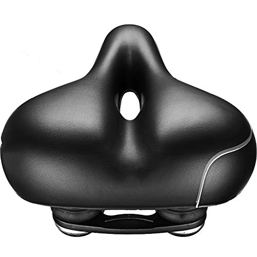 Mountain Bike Seat : TOPRONG Bicycle Saddle Mountain Bike Seat Cushion Hollow One Silicone Thick Wide Comfortable Folding Bike (Size : A)