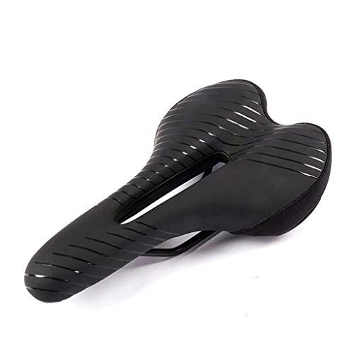Mountain Bike Seat : TRonin Mountain Bike Seat, Waterproof Safety Comfortable Soft Bike Seat With Taillight Hollow Ergonomic Breathable Bicycle Saddle For Fit Road / Mountain Bike Etc.