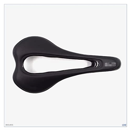 Mountain Bike Seat : UNIDRO durable Bicycle Full Carbon Saddle Road Mtb Mountain Bike Seat Selle Carbon Fiber Wide Comfort Saddle Cycling Parts Men Bike Accessories Wearable (Color : Glossy Black)