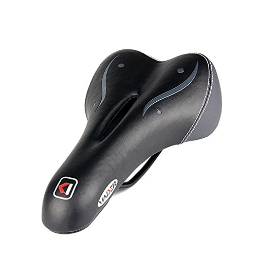 Mountain Bike Seat : Universal Bike Saddle Seat Comfortable Sponge Padded Road Bicycle Seat with Soft Cushion Breathable Hollow Design Scale Mark Replacement Bike Seat for Your Exercise Bike