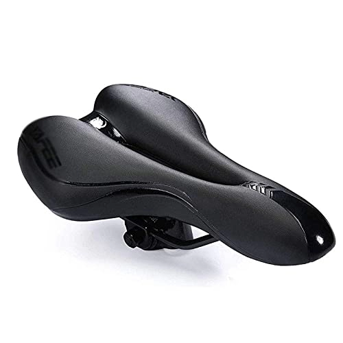 Mountain Bike Seat : UOOD Bike Seat- Slow Rebound Memory Foam Bicycle Saddle, Ergonomic Design Wide Bike Seat, Universal for Road, Mountain, MTB, City Bike Comfortable and Breathable