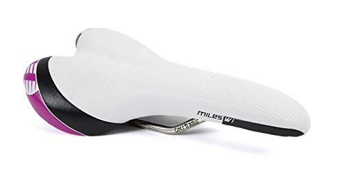 Mountain Bike Seat : Velo Senso Miles WI Unisex Adult Saddle Pink / White M