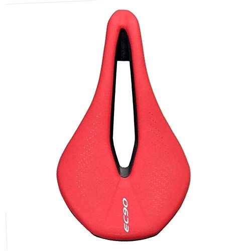 Mountain Bike Seat : VOANZO Bicycle Seat Gel Soft Saddle Wide Seat Cushion Comfort Saddle for Road Mountain Bike Universal Cycling Accessories (Red)