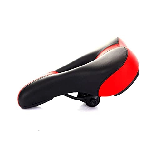 Mountain Bike Seat : WBBNB Bicycle Saddle Seat, Bicycle Cushion High End Middle Hole Cover Breathable Mountain Bike Hollow Saddle Cycling Equipment for Bicycle, Red