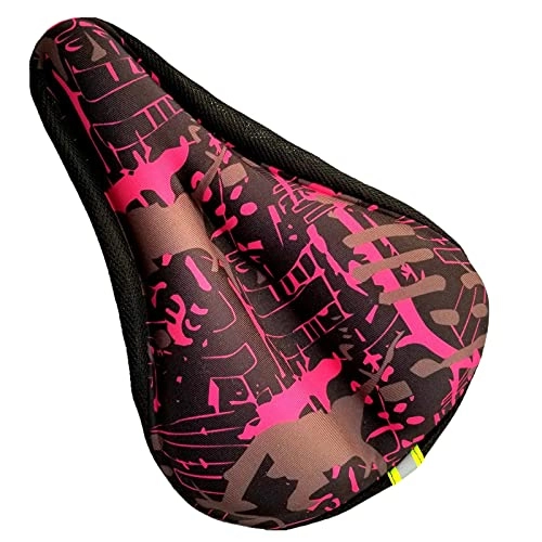 Mountain Bike Seat : WBBNB Bicycle Saddle Seat Cycling Accessories, Mountain Bike Cycling Thickened Extra Comfort Ultra Soft Silicone Non-Slip Pad
