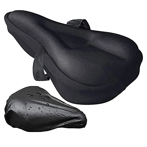 Mountain Bike Seat : WBBNB Soft Thickened Bicycle Seat, Breathable Bicycle Saddle Seat Cover Comfortable Seat Mountain Bike for Saddle Seat Bicycle Cover