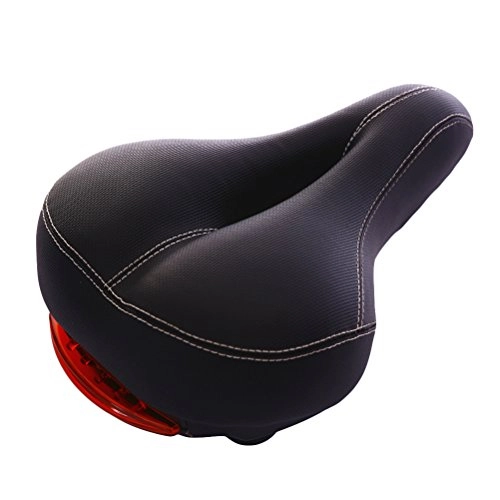 Mountain Bike Seat : WINOMO Bike Saddle Seat Cover Upgraded Spider Style Cycling Bicycle Light Breathable for Mountain Road MTB 10.8 x 8.5 x 3.94in(Black) Black)