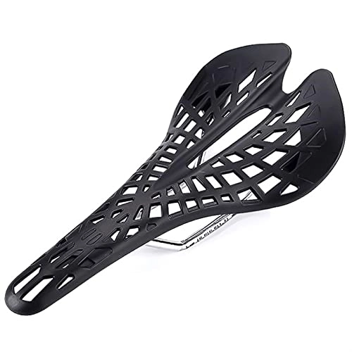 Mountain Bike Seat : WLLYP Bicycle Saddle Seat Cushion Carbon Fiber PU Breathable Soft Cycling Accessories Mountain Road Bike Seats Mtb Saddle (Color : Normal)
