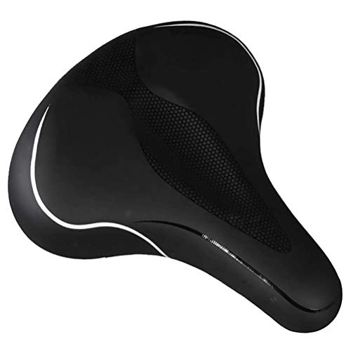 Mountain Bike Seat : Wopohy Bicycle saddle comfortable, bike seat shockproof wide soft for women men for mountain bike, bicycle, racing bike