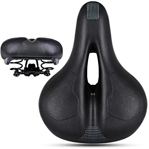Mountain Bike Seat : Wwrb Bike Seat Spring, Easy To Replace Universal Riding Bicycle Central Relief Zone Mountain Bike Saddle Waterproof, Bike Seat, Bicycle Cushion Suitable for MTB Mountain Bike
