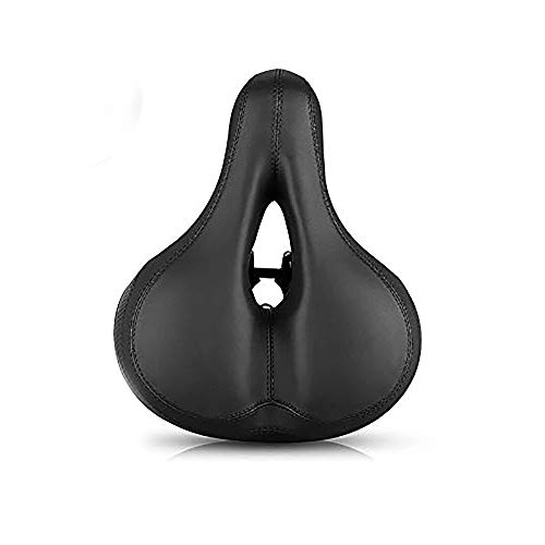 Mountain Bike Seat : WYB Mountain Bike Seat Cushion, Spring Bicycle Saddle, Elastic And Soft, Rear Reflective Strip Design, Hollow And Strong Ventilation, Riding Equipment Mountain Bike Accessories, 1