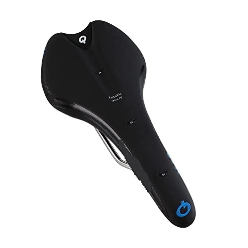 Mountain Bike Seat : xinlinlin Road Mountain Bike Lightweight Seat Steel Bow Waterproof Pressure-resistant Bicycle Hollow Comfortable Cycling Saddle (Color : A5-6)