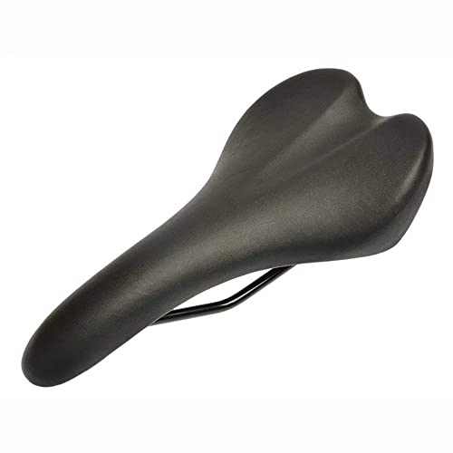 Mountain Bike Seat : xinlinlin Three Colors Mountain Bike Comfortable Seat Racing Bicycle Saddle Pedestal Cycle Cycling Accessories (Color : BLACK)