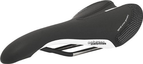 Mountain Bike Seat : XLC Pro Ambition V Unisex MTB Saddle - Black