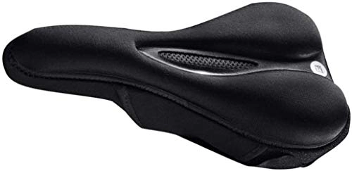 Mountain Bike Seat : XXT 1pc Comfortable Black Breathable Soft Cushion Mat Bicycle Seat Saddle For Outdoor Sports Mountain Bike Riding Cycling Bicycle