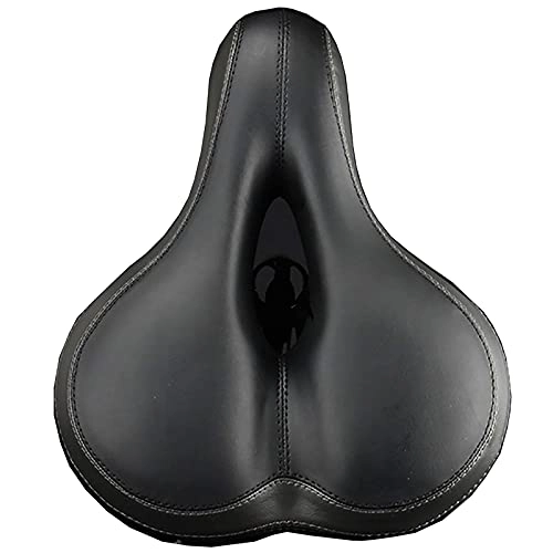 Mountain Bike Seat : XYXZ Bike Saddle Seat Comfortable Comfortable Experience Bicycle Seat Cushion Thickened And Comfortable Saddle Seat Bicycle Seat Accessories Durable Bicycle Seat (Color : Black, Size : 25X2