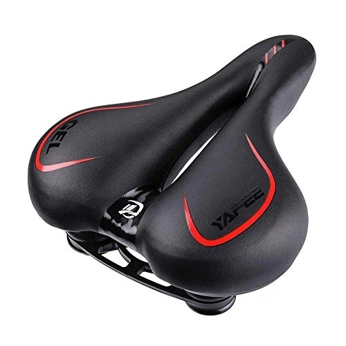 Mountain Bike Seat : YAMMY Bike Seat Bicycle Saddle, Comfortable And Breathable Hollow Big Butt Bicycle Seat Cushion Silicone Bicycle Saddle MTB Mountain Bike Off(Exercise bikes)