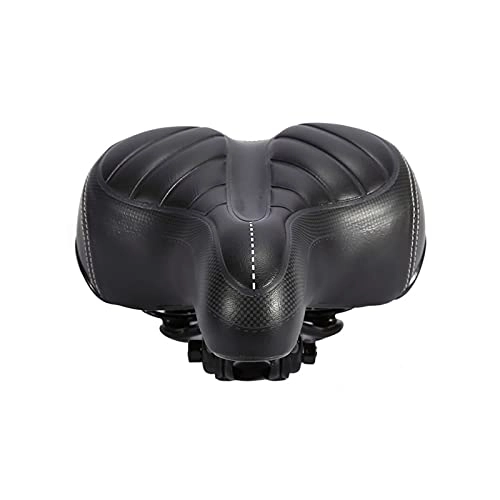 Mountain Bike Seat : YANGSTOR Fit For Big Ass Bicycle Saddle Thicken Soft Cycling Cushion Shockproof Spring Mountain Road Bike Seat Comfortable Cycling Seat Pad