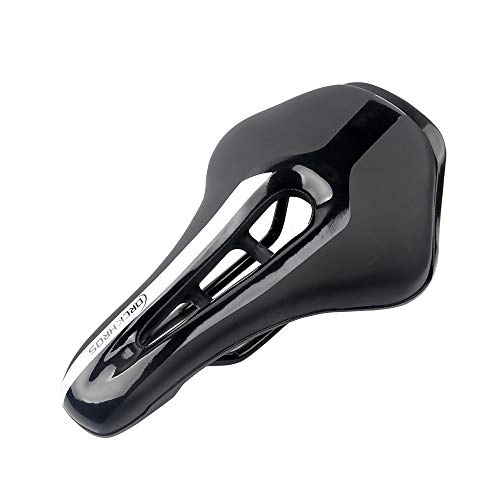 Mountain Bike Seat : YDHW-006 Bike Saddle Mountain Bike Seat Breathable Comfortable Cycling Seat Cushion Pad with Central Relief Zone and Ergonomics Design Fit for Road Bike and Mountain Bike