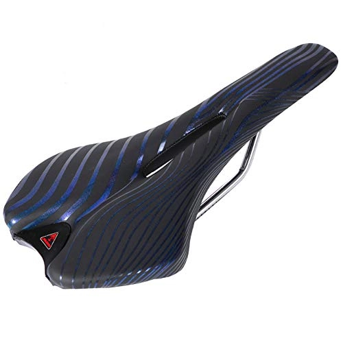 Mountain Bike Seat : YDHW-006 Comfortable Road Mountain Bike Seat Foam Padded Leather Bicycle Saddle for Men Women Everyone with Taillight Waterproof Soft Breathable Fit MTB Most Bikes
