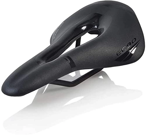 Mountain Bike Seat : YLKCU Outdoor Bicycle Saddle, Ultra-Light PU Breathable Soft Riding Saddle, Suitable for Mountain Bikes And Road Bikes, Black