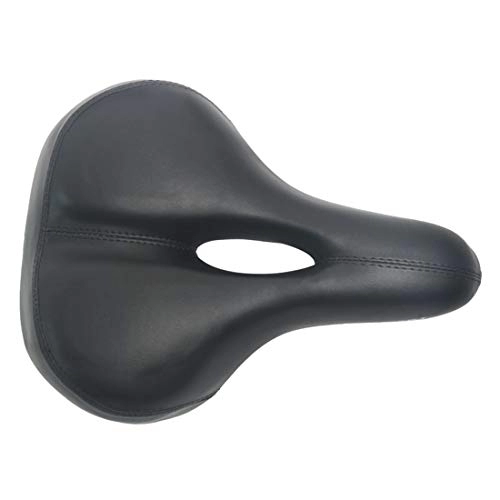 Mountain Bike Seat : Yongyu Chenzinan Mountain Bike Seat Riding Comfortable Bicycle Saddle Bicycle Seat Soft Suitable for Most Bicycles for Men and Women (Color : Black)