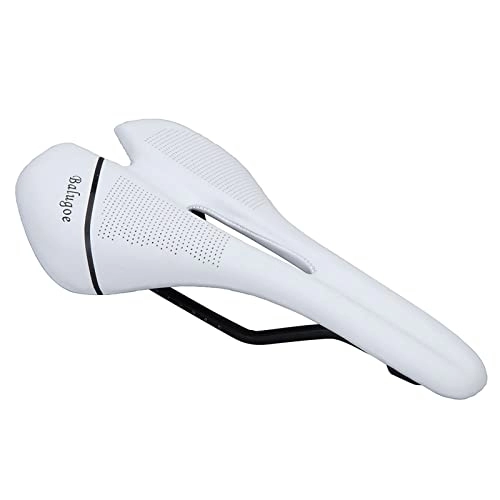 Mountain Bike Seat : YouLpoet Most Comfortable Bike Seat Mens Padded Bicycle Saddle with Cushion Improves Comfort for Mountain Bike, White