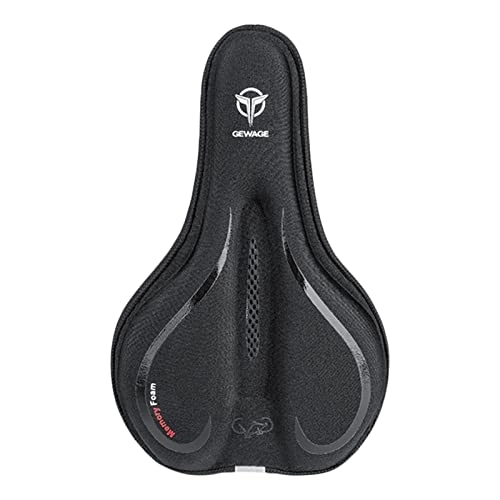 Mountain Bike Seat : Yunmiao 10 Pcs Bicycle Seat Cushion - Comfortable Bike Seat Padded with Reflective Strip | Breathable Bike Saddle for Ride, Mountain Bike, Touring Saddle, Bike Seats for Women Men