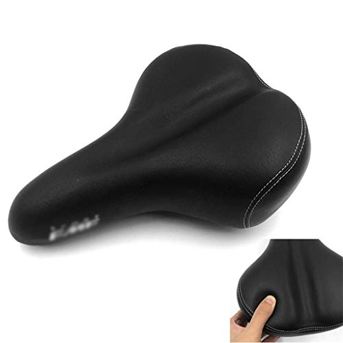 Mountain Bike Seat : YYDE Comfortable Bicycle Seat, Oversized Soft Bicycle Seat Cushion, Thick Foam Cushion Suitable for Cruisers Or Stationary Bicycles