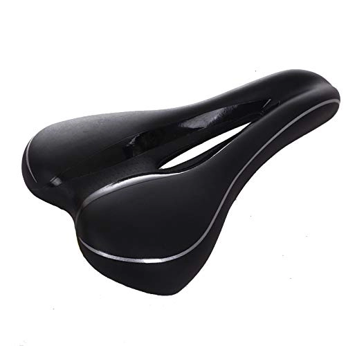 Mountain Bike Seat : YYDE Soft Sports Bike Saddle Cushion Comfortable, Breathable Universal Thickened Travel Hole Cushion with Foam Filling Hollow Seat Cushion, D