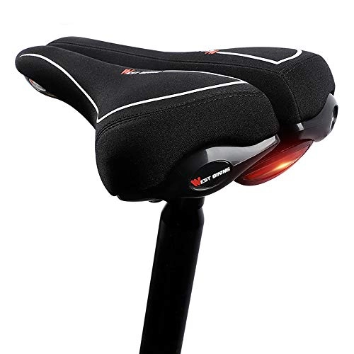 Mountain Bike Seat : YYDM Mountain Bike Seat Thickened Sponge Filling - Hollow Breathable Road Bike Seat / Shockproof Ventilation Bicycle Seat, for Outdoor Riding