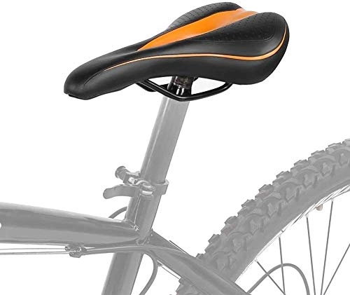 Mountain Bike Seat : ZFQZKK Comfortable Exercise Bike Seat Cushion Saddle Soft Seat Bicycle Accessory for Indoor Cycling, Spinning, Stationary, Touring, Road and Mountain Bikes bike stand floor