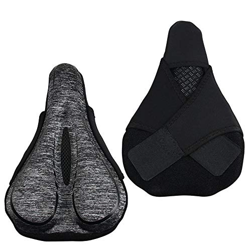 Mountain Bike Seat : Zgsjbmh Bicycle saddle cushion Bicycle Cushion Cover Comfortable Mountain Bike Memory Foam Seat Cover Bicycle Bicycle Equipment Bicycle saddle double spring Men Women Bike Seat (Color : C3)