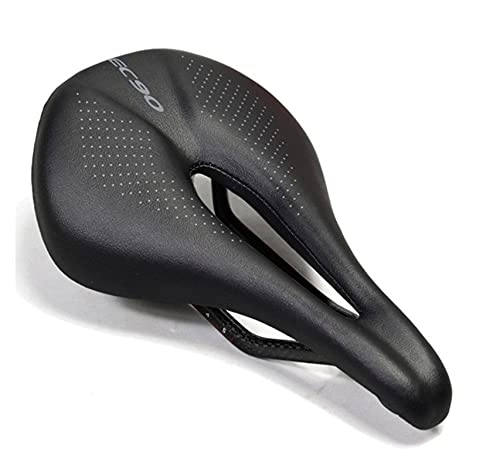 Mountain Bike Seat : ZHANGQI jiejie store Carbon+Leather Bicycle Seat Saddle MTB Road Bike Saddles Mountain Bike Racing Saddle PU Ultralight Breathable Soft Seat Cushion (Color : Brown)