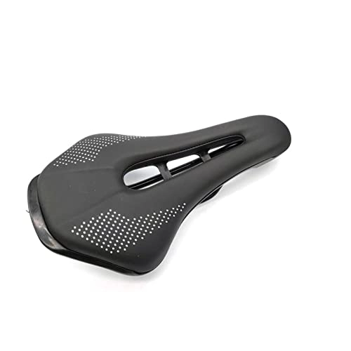 Mountain Bike Seat : ZHANGWY YANG Store HOT Professional Training Grade Road Mountain Bike Saddle Hollow Breathable Comfortable Riding Cheap MTB Saddle DH (Color : Black)