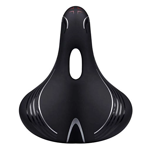 Mountain Bike Seat : Zjcpow Bicycle Seat MTB Comfort Bike Seat Replacement Bike Saddle Memory Foam Soft Breathable Bicycle Padded Cycling For Road Spin Stationary Mountain