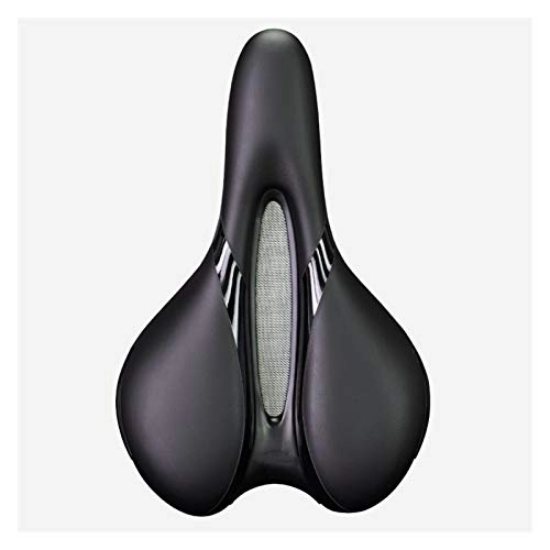 Mountain Bike Seat : ZXPP Bike seat 5130 Bicycle Mountain Bike Bicycle Track Hollow Saddle Shape Soft Breathable 5131 Silicone Air Cushion Bicycle Saddles (Color : 2)