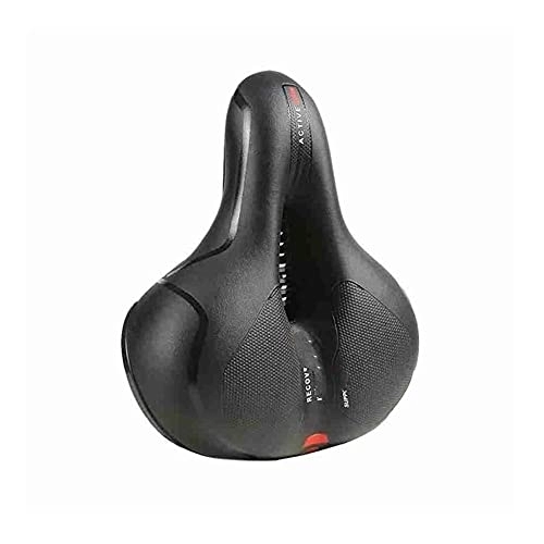 Mountain Bike Seat : ZXPP Bike seat Bicycle Saddle Big Butt Saddle Mountain Bike Seat Bicycle Shock Absorption Accessories Absorber Comfortable Accessori Saddles (Color : 1)