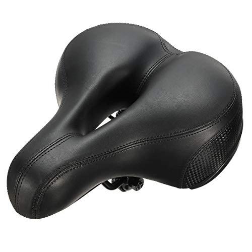 Mountain Bike Seat : ZXPP Bike seat Bicycle Saddle Wide Big Road Mountain MTB Bike Seat Saddle Bike Bicycle Cycling Seat Soft Cushion Mtb Accessories Saddles (Color : 1)