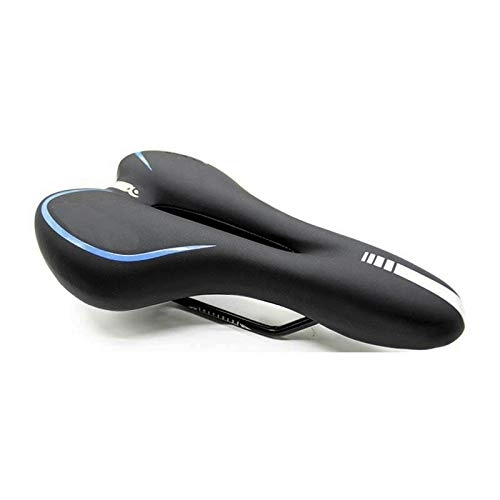 Mountain Bike Seat : ZXPP Bike seat Mountain Bike Bicycle Seat Shock Absorber Bicycle Saddle Rubber Leather Road Bicycle Cushion Shell Bicycle Saddle Saddles (Color : 3)