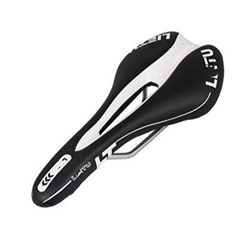 Mountain Bike Seat : ZXPP Bike seat Mountain Bike Road Bike Saddle Hollow Cross-country Professional Bicycle Seat Comfortable PU Racing Mat Men's Riding Accessories Saddles (Color : 3)
