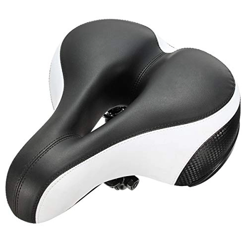Mountain Bike Seat : ZYZYP Saddles Bicycle Saddle Wide Big Road Mountain MTB Bike Seat Saddle Bike Bicycle Cycling Seat Soft Cushion Mtb Accessories bike seat (Color : 5)