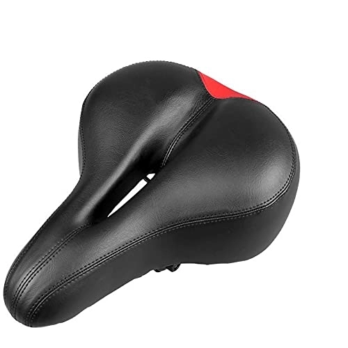 Mountain Bike Seat : ZYZYP Saddles MTB Bicycle Saddle Soft Thicken Wide Mountain Road Bike Saddle Cycling Seat Pad + Rear Cycling Light Bicycle Accessories bike seat (Color : 5, Size : Saddle)