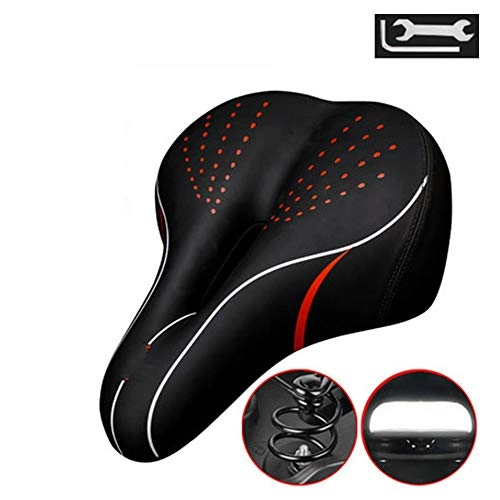 Mountain Bike Seat : ZZTHJSM Bicycle Seat Cushion, Hollow And Breathable, Thicken Bike Saddle, Comfortable Soft, Shockproof, for Mountain Bike Seats, A2
